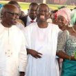 Governor Emmanuel Uduaghan and Senator Ifeanyi Okowa and wife at thanksgiving