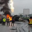 fuel tanker explosion on Kara bridge, Lagos-Ibadan Expressway