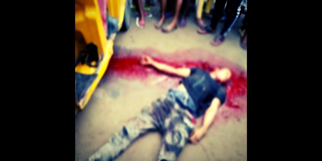 policeman shot dead a tricycle operator at Rukpokwu Port Harcourt Photo