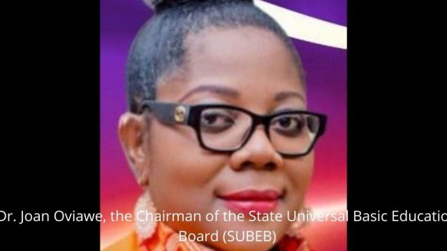 Dr. Joan Oviawe, the Chairman of the State Universal Basic Education Board (SUBEB) Photo