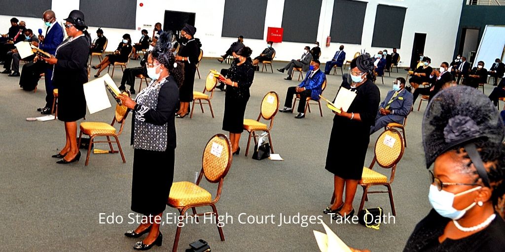 Eight High Court Judges Take Oath in Edo State.