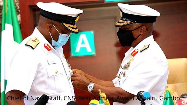 Chief of Naval Staff, CNS, Rear Admiral Awwal Zubairu Gambo Photo