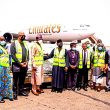 Nigeria takes first delivery of 3.92 doses of Oxford/AstraZeneca COVID-19 Vaccines. Photo