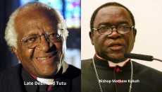 Desmond Tutu and Bishop Mathew Kukah