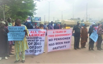 Edo Senior Citizens Protest Non-Payment, Harmonisation of Entitlements