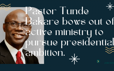 Pastor Tunde Bakare