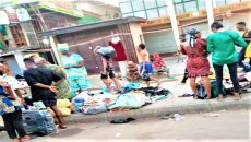 Oshodi market on the eve of governorship and state assembly elections.