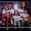 Late Osaretin and her Fleeing husband with their children