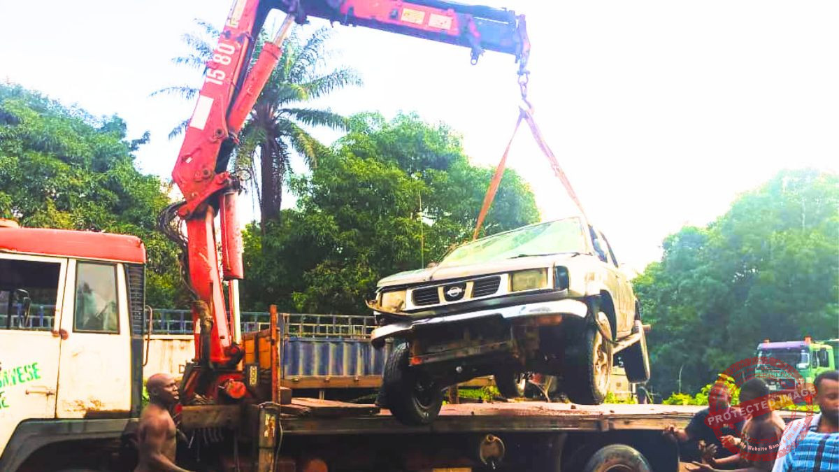 Vehicle Recovered from Ovia River, Victims' Bodies Not Yet Found