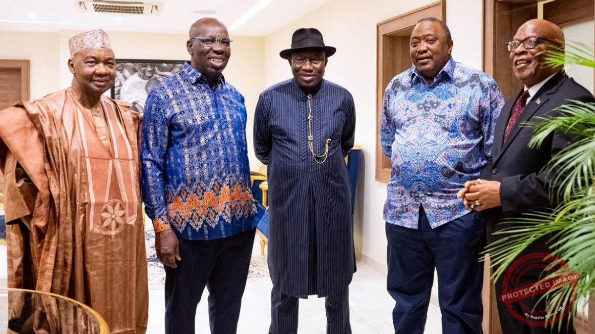 Goodluck Jonathan and Obaseki