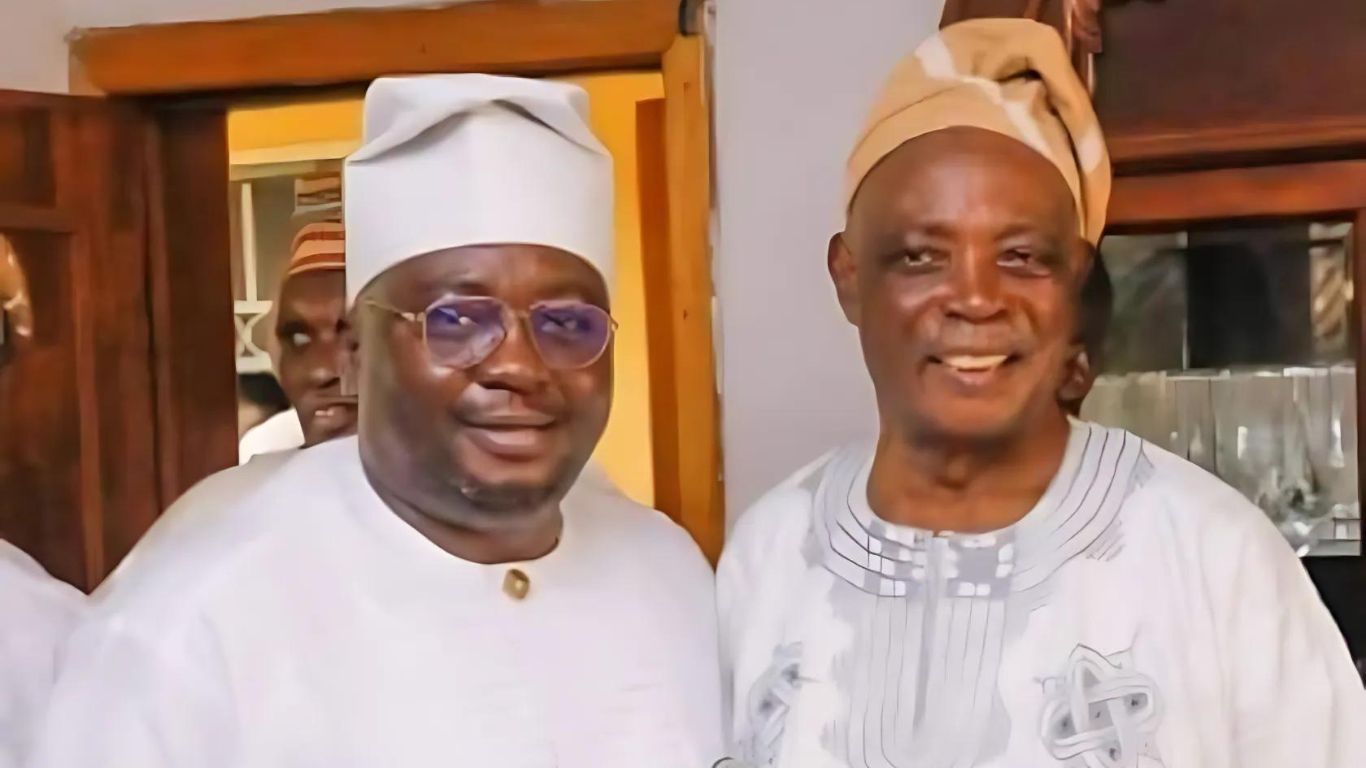 Chief Adebayo Adelabu and Senator Rasheed Ladoja