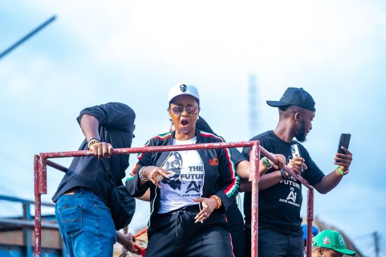Edo Decides: Ifeyinwa Ighodalo Hits the Streets with Powerful Roadshow, Rallies Voters for Crucial Election