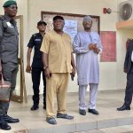 Mahmood Yakubu INEC Chairman Arrived in Benin