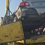 Miracle Rescue at Mile 2: Driver Survives as 40ft Container Crushes Car