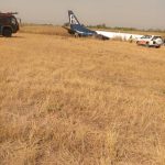 An Allied Air Cargo aircraft with registration number 5N-JRT, and with five individuals on board, on Wednesday crash-landed at the Nnamdi