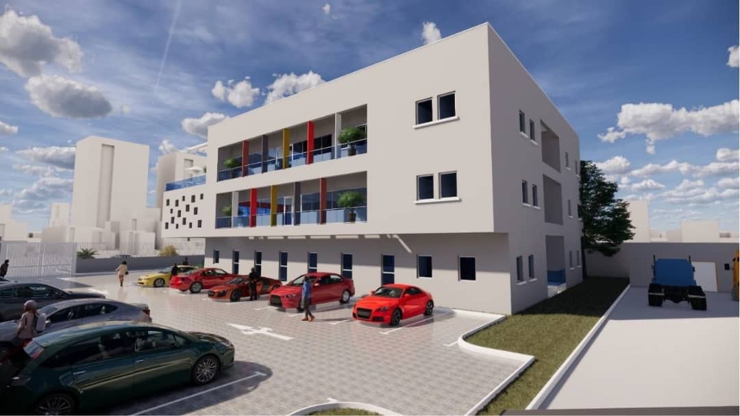 the Admin. Building for Truck Hub