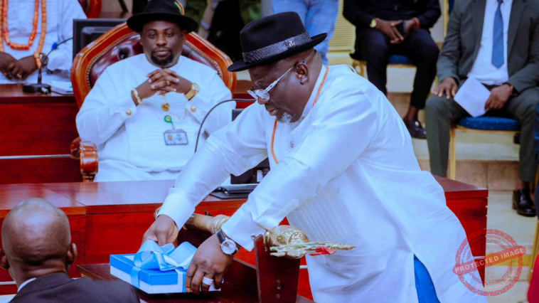 Governor Sheriff Oborevwori of Delta State on Wednesday presented a N1.664 trillion Appropriation Bill for 2026 to the Delta State House of Assembly