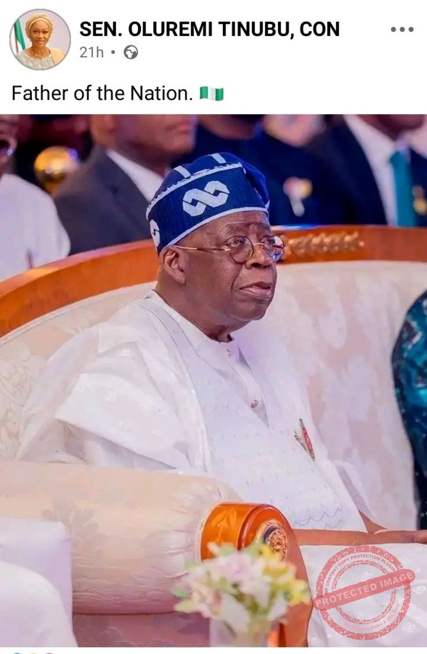 “Father of Taxes and Borrowing!”: Social Media Erupts After First Lady Oluremi Tinubu Labels President “Father of the Nation”